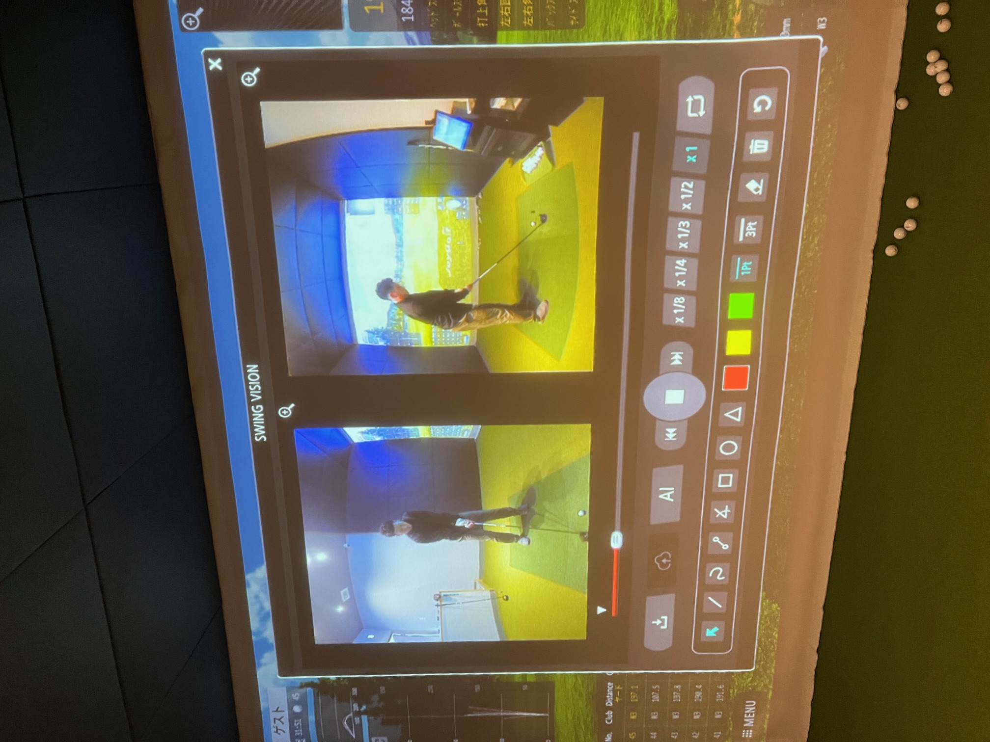 最新設備で楽しく練習